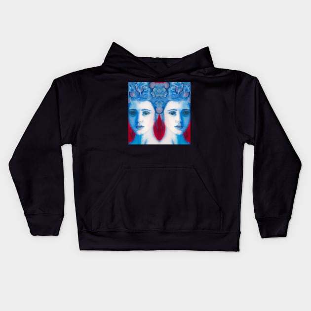 Duality Kids Hoodie by teenamarie23art